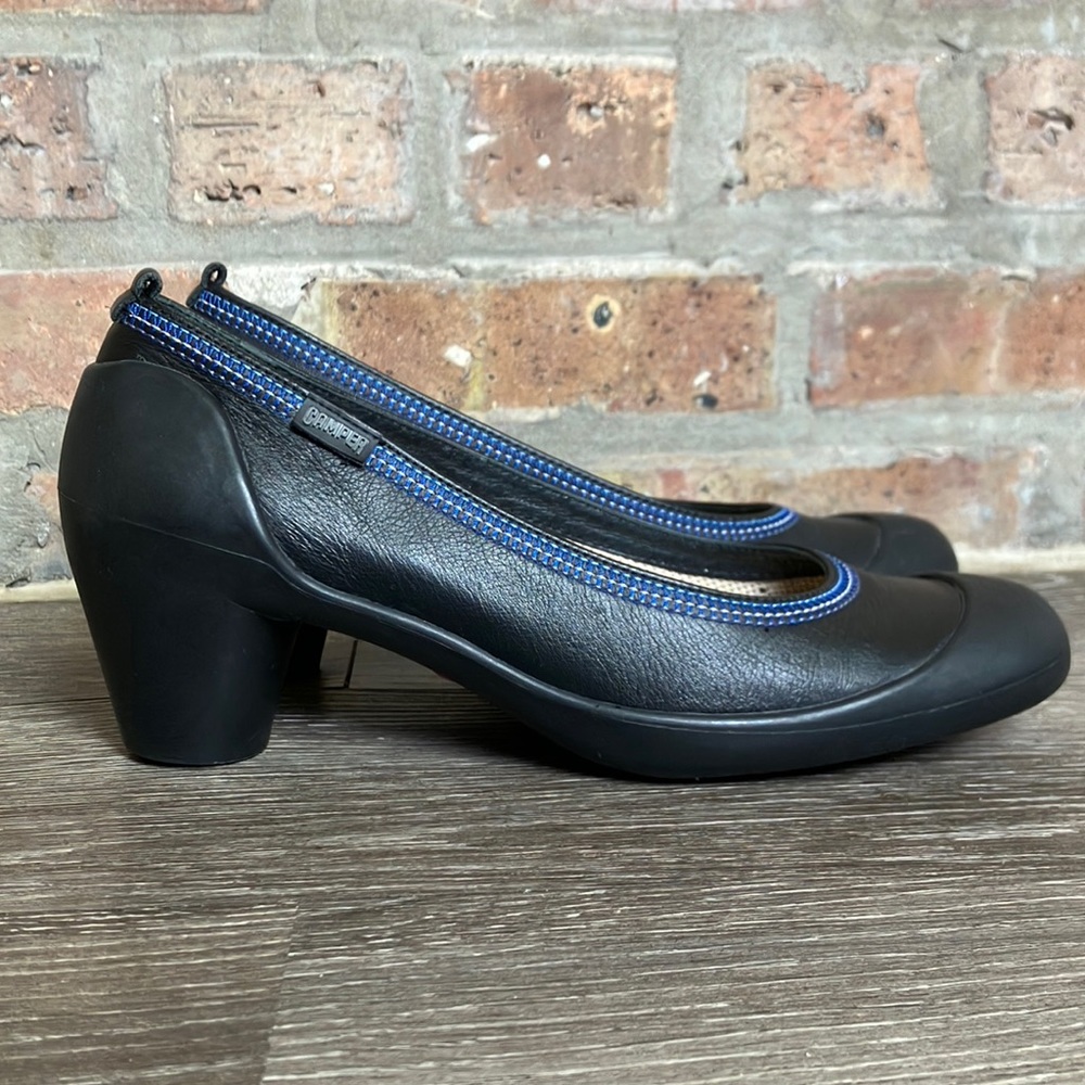 Camper Women's Black and Blue Heels